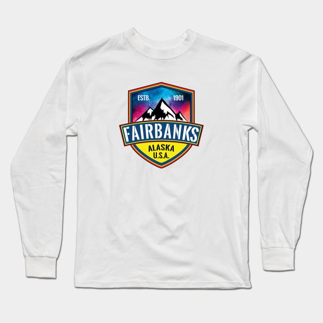 Fairbanks Alaska Long Sleeve T-Shirt by heybert00